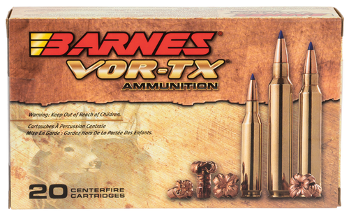 Barnes Bullets 300 Win Mag Ammunition 21537 165 gr Tipped TSX Boat Tail 20 Rounds