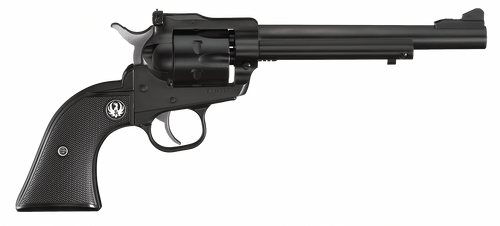 Ruger 0622 Single-Six Convertible 22 LR/22 WMR 6rd 6.50 Blued Alloy Steel Barrel Cylinder & Frame Black Checkered Rubber Grip Transfer Bar Safety Exposed Hammer