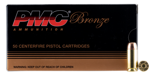 PMC 40 S&W Ammunition 40D 165 gr Full Metal Jacket 50 Rounds