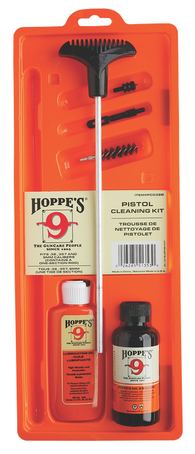 Hoppes PCO45B .44, .45 Cal Gun Care Cleaning Kit 026285513547