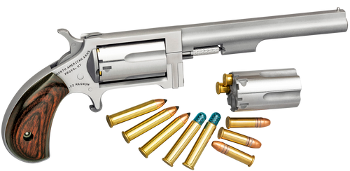 Naa NAASWC4 22 LR22 Mag Revolver Sidewinder with 22LR Cylinder 4" 5 744253002687