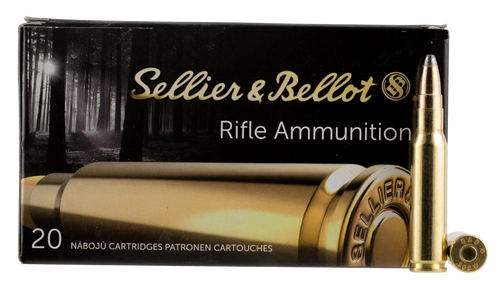 Sellier & Bellot SB308F 308 Win Rifle Ammo 180gr 20 Rounds 754908512188