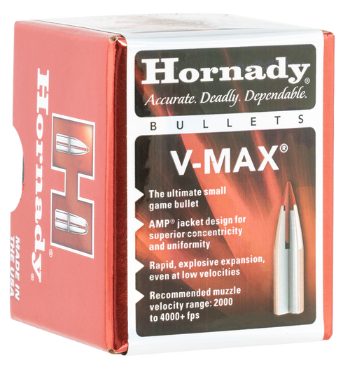 Hornady 22241 .224 Reloading Bullet/Projectile 100 Per Box 090255222418