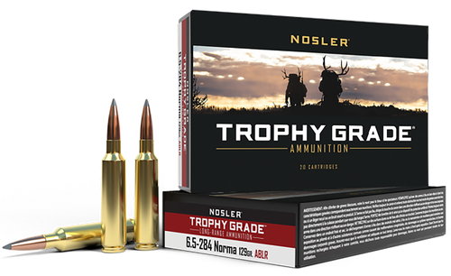 Nosler 6.5x284 Norma Ammunition 60128 129 gr Nosler Spitzer AccuBond Long Range 20 Rounds