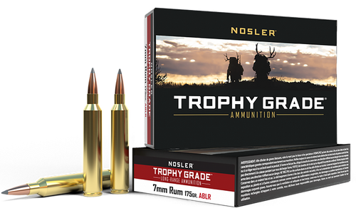 Nosler 60120 7mm RUM Rifle Ammo 175gr 20 Rounds 054041601207