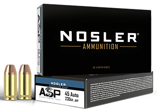 Nosler 51284 45 ACP Handgun Ammo 230gr 50 Rounds 054041512848