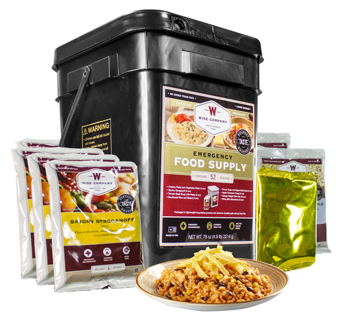 Wise Foods Prepper Pack RW01152 52 Serving Prepper Pack Dehydrated/Freeze Dried Food Nutrition 52 Servings 850018985963
