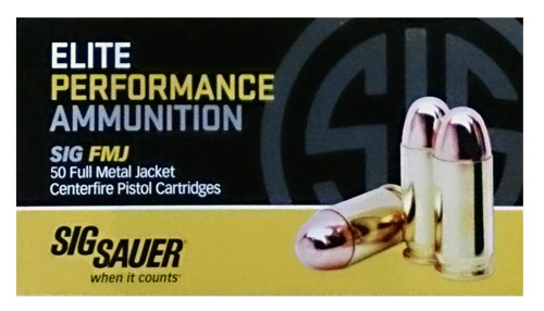 Sig Sauer E45BA350 45 ACP Handgun Ammo 230gr 50 Rounds 798681511143