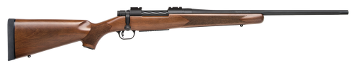 Mossberg 27890 Patriot Walnut 30-06 Springfield 5+1 22 Fluted Barrel w/Recessed Match Crown Matte Blued Metal Finish Spiral-Fluted Bolt Walnut Stock Drop Box Magazine Adjustable LBA Trigger