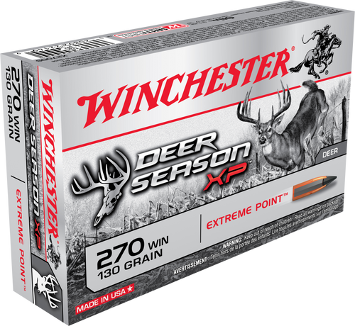 Winchester X270DS 270 Win Rifle Ammo 130gr 20 Rounds 020892221499