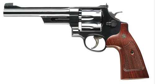 S&W Model 27 Classic .357 Magnum 6.5 Inch Barrel Bright Blue Finish Wood Grip 6 Round Model 27 Classic