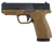 Bersa BP9DECC BPCC Concealed Carry 9mm Luger 3.30 8+1 Flat Dark Earth Polymer Grip/Frame Grip Black
