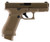 GLK Glock 19X 9mm 4 Inch Barrel Glock Night Sights Coyote Tan Finish 19 Round