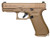 GLK Glock 19X 9mm 4 Inch Barrel Glock Night Sights Coyote Tan Finish 19 Round