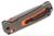  Benchmade Hunt Grizzly Ridge Folding Knife 3.5" S30V Satin Plain Blade, Orange Grivory and Versaflex Handles - 15061