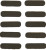 GUNTEC RUBBER INSERT COVERS 10PK M-LOK BLACK