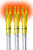 LUMENOK LIGHTED NOCK SIGNATURE SERIES HD ORANGE 3PK