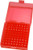 MTM 100 ROUND .17HMR/.22MAG AMMO BOX SEE THROUGH CLEAR RED