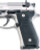 BERETTA 92/96 GRIP PANELS RUBBER BLACK