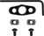 GROVTEC FLANGED PUSH BUTTON BS M-LOCK FULL ROTATING BLACK