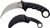 COLD STEEL STEEL TIGER 4.75 PLAIN EDGE HOOKED BLADE W/SHTH