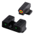 Truglo Square Front/U-Notch Rear TG231X1C Gun Sight Tritium Front/Rear 788130026403