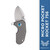 Benchmade - Micro Pocket Rocket 756 Tiny Pocket Knife, Drop-Point Blade, Plain Edge, Satin Finish, Gray Handle 