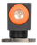 Night Fision GLK000001GDPOGXX Glow Dome  compatible with Glock 17 17L 19 21-29 30-39 40-43 43X 48 Tritium Front Green w/Orange Outline Black