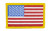 BH PATCH AMERICAN FLAG W/H&L R/W/B