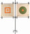 ALLEN PAPER TARGET STAND INCLUDES 8 CLIPS/STEEL FRAME