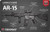 TEKMAT ARMORERS BENCH MAT 11X17 AR-15 LIBERAL'S GUIDE