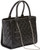 BULLDOG CONCEALED CARRY PURSE QUILTED TOTE STYLE BLACK