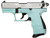 P22Q 22LR NKL/ANGEL BLUE 3.4Comes with thread adaptorFront and Rear Slide SerationsInterchangeable Backstraps 7888