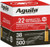 AGUILA AMMO .22LR HIGH VEL. 1280FPS. 38GR. PLATED HP 500PK