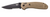 Benchmade Griptilian AXIS Lock Knife Sand (3.45" Black Serr) 551SBKSN-154CM