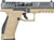 WALTHER PDP OR 9MM 4.5 18-SHOT TAN POLYOMER FRAME