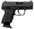 HK 81000059 P2000 Subcompact V3 SA/DA 40 S&W Caliber with 3.26" Barrel, 9+1 Capacity, Black Finish with Picatinny Rail Frame, Serrated Steel Slide & Finger Grooved Interchangeable Backstrap Grip Includes 2 Mags