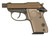 Beretta USA J320126 3032 Tomcat  32 ACP 2.90" TB 7+1 Flat Dark Earth Cerakote Steel Slide Flat Dark Earth Polymer Grip