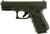 Glock UI1950203 G19 Compact 9mm Luger 4.02" 15+1 Black Polymer Frame & Grip with Black Steel Slide & Fixed Sights (US Made)