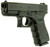 Glock UI1950203 G19 Compact 9mm Luger 4.02" 15+1 Black Polymer Frame & Grip with Black Steel Slide & Fixed Sights (US Made)