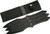 SZCO RITE EDGE 9.75 THROWING KNIFE BLACK 3PC SET W/SHEATH