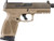 TAURUS G3 9MM 10-SHOT OPTICS READY 4.5 THREADED BBL FDE