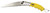 Wicked Tree Gear WTG007 Tough Utility Folding Saw 7" High Carbon Steel Blade/Yellow Overmold Aluminum Handle 854566003063