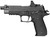 Sig Sauer E26R9ZEVSAOTBRXP P226 Zev 9mm Luger Caliber with 4.90" Threaded Barrel, 15+1 Capacity, Black Hardcoat Anodized Finish Picatinny Rail Frame, Serrated/Optic Cut Black Nitron Stainless Steel Ported Slide & G10 Grip Includes 3 Mags, Romeo1 Pro