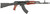   Kalashnikov USA KR103SFSRW KR-103 7.62x39mm Caliber with 16.33" Barrel, 30+1 Capacity, Black Metal Finish, Black Side Folding Stock & Red Wood Grip Right Hand