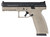   CZ-USA 89541 P-10 F 9mm Luger Caliber with 4.50" Barrel, 19+1 Capacity, Flat Dark Earth Finish Picatinny Rail & Reversible Mag Release Frame, Inside Railed Black Nitride Steel Slide & Interchangeable Backstrap Grip