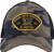 BUCK WEAR BALL CAP NRA LOGO WOODLANDS CAMO/BLACK