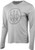 BERETTA T-SHIRT LS VINTAGE TRIDENT LARGE LIGHT GREY