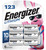 ENERGIZER EL123BP-6   CR123 LITHIUM       BATTERY