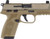 FN 502 MRD .22 LR 2-10 RD MAGS FDE/FDE